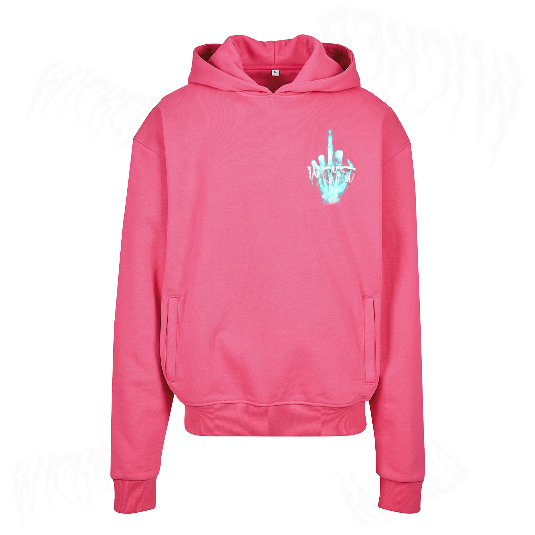 Butterfly X-ray Pink Hoodie